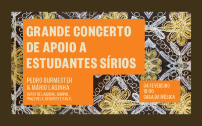 Grande Concerto de Apoio a Estudantes Sírios | Pedro Burmester & Mário Laginha | 04 Fev