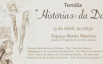 Convite – “Tertúlia: História(s) da Dor” – Liga Portuguesa Contra as Doenças Reumáticas, 13 Abril