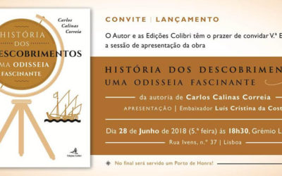 Convite || HISTÓRIA DOS DESCOBRIMENTOS || Carlos Calinas Correia
