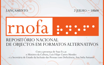 Lançamento | RNOFA: Repositório Nacional de Objetos em Formatos Alternativos | 2 jul. | 18h00 | BNP