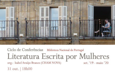 Ciclo de Conferências | Literatura Escrita por Mulheres –  D. Maria Constança da Câmara: a escrita íntima | 31 out. | 18h00 | BNP