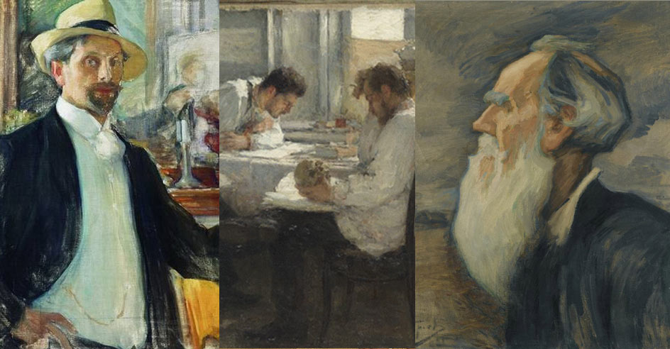 “Autorretrato”, “Véspera de Exame” e “Leon Tolstoi”