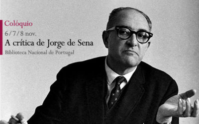 Colóquio | A crítica de Jorge de Sena | 6 – 8 nov. | BNP