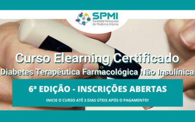 Curso de Elearning – 6ª Edição – Diabetes, Terapêutica Farmacológica não Insulínica – Inscrições Abertas