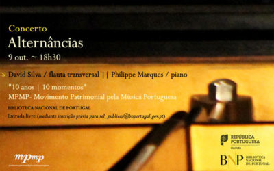 Concerto | Alternâncias | 9 out. | 18h30 | BNP