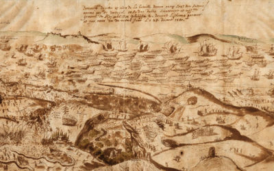 Dois mapas de batalhas entre Portugal e Espanha: 1580-1644