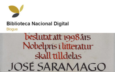 Blogue Biblioteca Nacional Digital | 0 «nosso» Prémio Nobel da Literatura