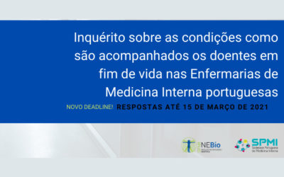 Inquérito sobre as condições de fim de vida nas Enfermarias de Medicina Interna Portuguesas