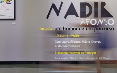 Tertúlia | Nadir Afonso – um homem e um percurso | 19 out. | 17h00 | BNP