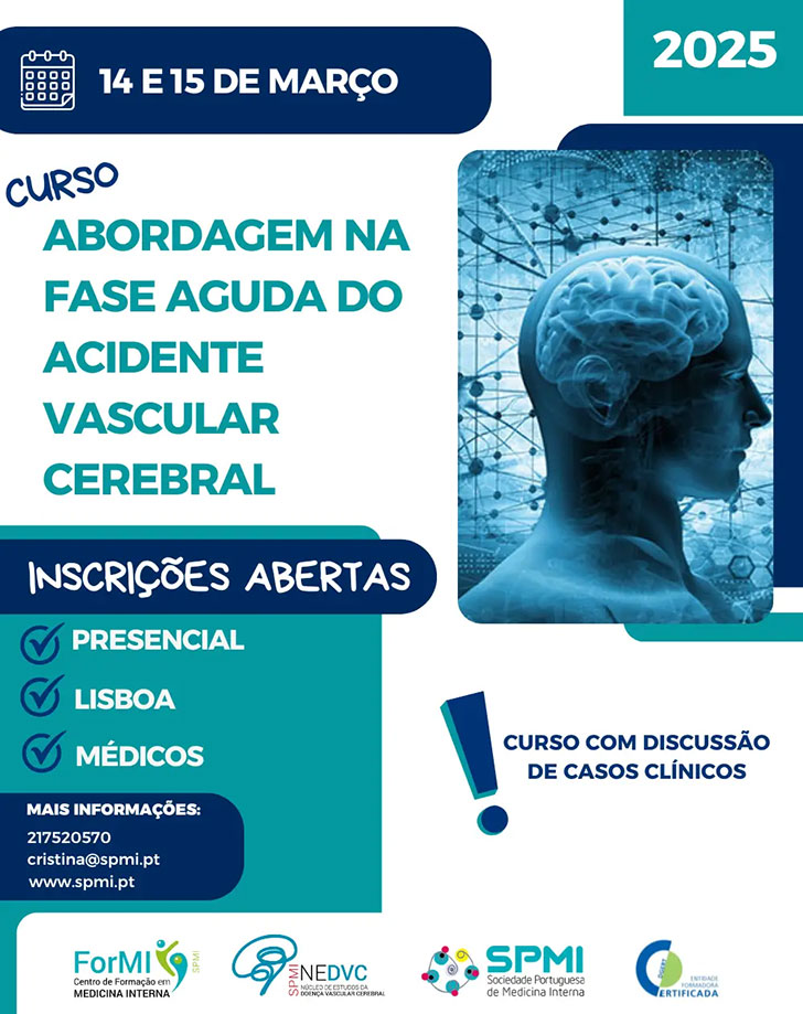 Curso Abordagem na fase aguda do Acidente Vascular Cerebral - Inscrições Abertas